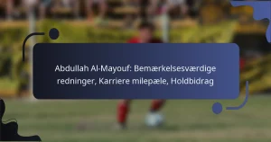 Abdullah Al-Mayouf: Bemærkelsesværdige redninger, Karriere milepæle, Holdbidrag