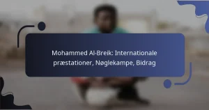 Mohammed Al-Breik: Internationale præstationer, Nøglekampe, Bidrag